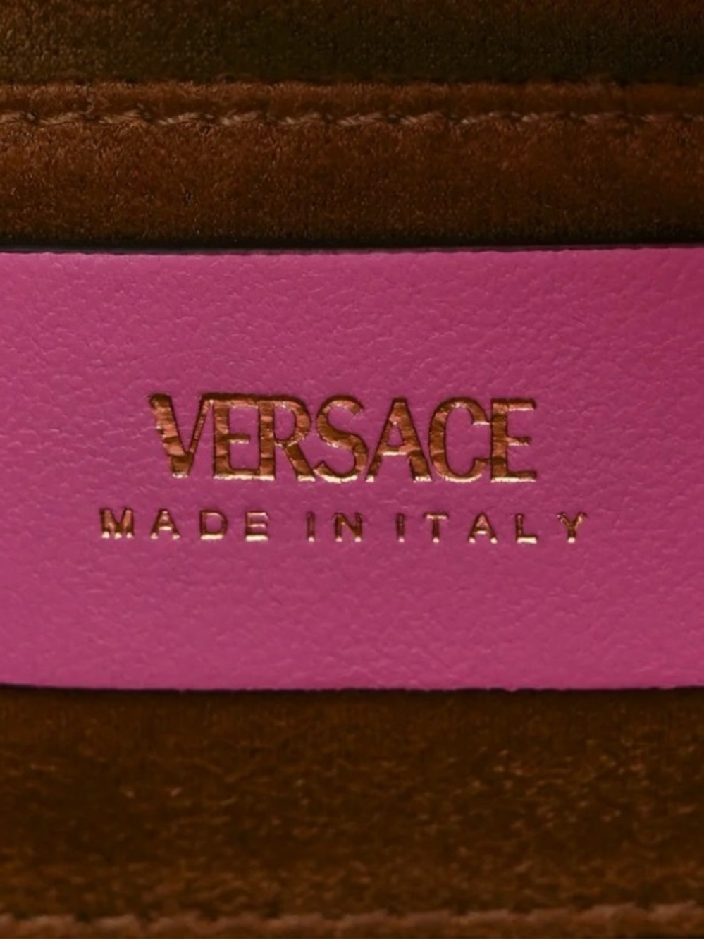 Versace Bowling Shoulder Tag Bag - Dragonfruit - Picture 2 of 9